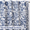 image:imageDriftAway Julia 100 Blackout Curtains Grommet 2 Panels W52xL84 BeigeLinen Navy