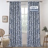 image:imageDriftAway Julia 100 Blackout Curtains Grommet 2 Panels W52xL84 BeigeLinen Navy