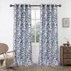 image:imageDriftAway Julia 100 Blackout Curtains Grommet 2 Panels W52xL84 BeigeLinen Navy