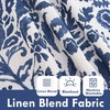 image:imageDriftAway Julia 100 Blackout Curtains Grommet 2 Panels W52xL84 BeigeLinen Navy