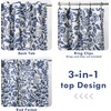 image:imageDriftAway Julia 100 Blackout Curtains Grommet 2 Panels W52xL84 BeigeLinen Navy