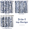 image:imageDriftAway Julia 100 Blackout Curtains Grommet 2 Panels W52xL84 BeigeLinen Navy