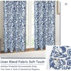 image:imageDriftAway Julia 100 Blackout Curtains Grommet 2 Panels W52xL84 BeigeLinen Navy