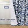 image:imageDriftAway Julia 100 Blackout Curtains Grommet 2 Panels W52xL84 BeigeLinen Navy