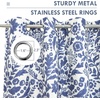 image:imageDriftAway Julia 100 Blackout Curtains Grommet 2 Panels W52xL84 BeigeLinen Navy