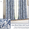 image:imageDriftAway Julia 100 Blackout Curtains Grommet 2 Panels W52xL84 BeigeLinen Navy