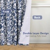 image:imageDriftAway Julia 100 Blackout Curtains Grommet 2 Panels W52xL84 BeigeLinen Navy