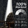 image:imageDriftAway Julia 100 Blackout Curtains Grommet 2 Panels W52xL84 BeigeLinen Navy