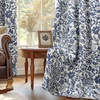 image:imageDriftAway Julia 100 Blackout Curtains Grommet 2 Panels W52xL84 BeigeLinen Navy