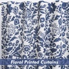 image:imageDriftAway Julia 100 Blackout Curtains Grommet 2 Panels W52xL84 BeigeLinen Navy