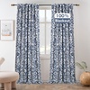 image:imageDriftAway Julia 100 Blackout Curtains Grommet 2 Panels W52xL84 BeigeLinen Navy