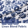 image:imageDriftAway Julia 100 Blackout Curtains Grommet 2 Panels W52xL84 BeigeLinen Navy