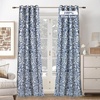 image:imageDriftAway Julia 100 Blackout Curtains Grommet 2 Panels W52xL84 BeigeLinen Navy
