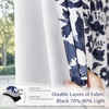 image:imageDriftAway Julia 100 Blackout Curtains Grommet 2 Panels W52xL84 BeigeNavy