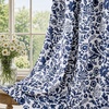 image:imageDriftAway Julia 100 Blackout Curtains Grommet 2 Panels W52xL84 BeigeNavy