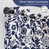 image:imageDriftAway Julia 100 Blackout Curtains Grommet 2 Panels W52xL84 BeigeNavy