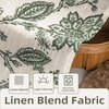image:imageDriftAway Kitchen Curtains Orange Harvest Floral Linen Short Curtains Cafe 36 Inch Length for Living Room Bathroom Autumn Fall Printed Patterned Vintage Rod Pocket 2 Panels Orange Coral GoldFreda Loden Green