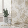 image:imageDriftAway Kitchen Curtains Orange Harvest Floral Linen Short Curtains Cafe 36 Inch Length for Living Room Bathroom Autumn Fall Printed Patterned Vintage Rod Pocket 2 Panels Orange Coral GoldFreda Taupe