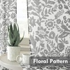 image:imageDriftAway Kitchen Curtains Orange Harvest Floral Linen Short Curtains Cafe 36 Inch Length for Living Room Bathroom Autumn Fall Printed Patterned Vintage Rod Pocket 2 Panels Orange Coral GoldJulia Gray