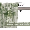 image:imageDriftAway Kitchen Curtains Orange Harvest Floral Linen Short Curtains Cafe 36 Inch Length for Living Room Bathroom Autumn Fall Printed Patterned Vintage Rod Pocket 2 Panels Orange Coral GoldToile Loden Green