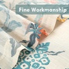 image:imageDriftAway Kitchen Curtains Orange Harvest Floral Linen Short Curtains Cafe 36 Inch Length for Living Room Bathroom Autumn Fall Printed Patterned Vintage Rod Pocket 2 Panels Orange Coral GoldAda Multi