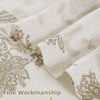 image:imageDriftAway Kitchen Curtains Orange Harvest Floral Linen Short Curtains Cafe 36 Inch Length for Living Room Bathroom Autumn Fall Printed Patterned Vintage Rod Pocket 2 Panels Orange Coral GoldFreda Taupe