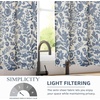 image:imageDriftAway Kitchen Curtains Orange Harvest Floral Linen Short Curtains Cafe 36 Inch Length for Living Room Bathroom Autumn Fall Printed Patterned Vintage Rod Pocket 2 Panels Orange Coral GoldJulia Navy