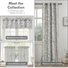 image:imageDriftAway Kitchen Curtains Orange Harvest Floral Linen Short Curtains Cafe 36 Inch Length for Living Room Bathroom Autumn Fall Printed Patterned Vintage Rod Pocket 2 Panels Orange Coral GoldJulia Gray