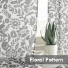 image:imageDriftAway Kitchen Curtains Orange Harvest Floral Linen Short Curtains Cafe 36 Inch Length for Living Room Bathroom Autumn Fall Printed Patterned Vintage Rod Pocket 2 Panels Orange Coral GoldJulia Gray