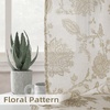 image:imageDriftAway Kitchen Curtains Orange Harvest Floral Linen Short Curtains Cafe 36 Inch Length for Living Room Bathroom Autumn Fall Printed Patterned Vintage Rod Pocket 2 Panels Orange Coral GoldFreda Taupe