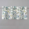 image:imageDriftAway Layla Classic America Style Floral Leaves Room Darkening Window Curtain Valance Rod Pocket Single 52 Inch by 14 Inch Plus 2 Inch Header Ivory Teal GrayIvory Teal Gray