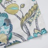 image:imageDriftAway Layla Classic America Style Floral Leaves Room Darkening Window Curtain Valance Rod Pocket Single 52 Inch by 14 Inch Plus 2 Inch Header Ivory Teal GrayIvory Teal Gray