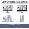 image:imageDriftAway Leah Abstract Floral Blossom Ink Painting Room Darkening Thermal Insulated Grommet Unlined Window Curtains 2 Panels Each Size 52 Inch by 84 Inch Red Rust Orange Gold YellowNavyGray
