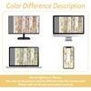image:imageDriftAway Leah Abstract Floral Blossom Ink Painting Room Darkening Thermal Insulated Grommet Unlined Window Curtains 2 Panels Each Size 52 Inch by 84 Inch Red Rust Orange Gold YellowGolden YellowGray
