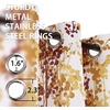 image:imageDriftAway Leah Abstract Floral Blossom Ink Painting Room Darkening Thermal Insulated Grommet Unlined Window Curtains 2 Panels Each Size 52 Inch by 84 Inch Red Rust Orange Gold YellowRedGray
