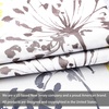 image:imageDriftAway Leah Abstract Floral Blossom Ink Painting Room Darkening Thermal Insulated Grommet Unlined Window Curtains 2 Panels Each Size 52 Inch by 84 Inch Red Rust Orange Gold YellowFull Blackout Yellow