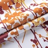 image:imageDriftAway Leah Abstract Floral Blossom Ink Painting Room Darkening Thermal Insulated Grommet Unlined Window Curtains 2 Panels Each Size 52 Inch by 84 Inch Red Rust Orange Gold YellowRedGray