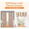 image:imageDriftAway Leah Abstract Floral Blossom Ink Painting Room Darkening Thermal Insulated Grommet Unlined Window Curtains 2 Panels Each Size 52 Inch by 84 Inch Red Rust Orange Gold YellowRedGray