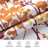 image:imageDriftAway Leah Abstract Floral Blossom Ink Painting Room Darkening Thermal Insulated Grommet Unlined Window Curtains 2 Panels Each Size 52 Inch by 84 Inch Red Rust Orange Gold YellowRedGray