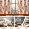image:imageDriftAway Leah Abstract Floral Blossom Ink Painting Room Darkening Thermal Insulated Grommet Unlined Window Curtains 2 Panels Each Size 52 Inch by 84 Inch Red Rust Orange Gold YellowRedGray