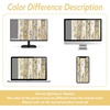 image:imageDriftAway Leah Abstract Floral Blossom Ink Painting Thermal Insulated Window Curtain Valance Rod Pocket 52 Inch by 14 Inch Plus 2 Inch Header Golden Yellow Gray 1 PackGolden YellowGray