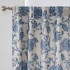 image:imageDriftAway Linen Floral Paisley Blackout Curtains Grommet W52 x L84 RedFredablue