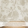 image:imageDriftAway Linen Floral Paisley Blackout Curtains Grommet W52 x L84 RedFredacamel Beige