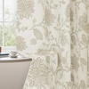 image:imageDriftAway Linen Floral Paisley Blackout Curtains Grommet W52 x L84 RedFredacamel Beige