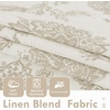 image:imageDriftAway Linen Floral Paisley Blackout Curtains Grommet W52 x L84 RedFredacamel Beige