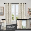 image:imageDriftAway Linen Floral Paisley Blackout Curtains Grommet W52 x L84 RedFredacamel Beige