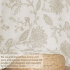 image:imageDriftAway Linen Floral Paisley Blackout Curtains Grommet W52 x L84 RedFredacamel Beige