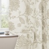 image:imageDriftAway Linen Floral Paisley Blackout Curtains Grommet W52 x L84 RedFredacamel Beige