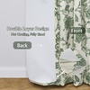 image:imageDriftAway Linen Floral Paisley Blackout Curtains Grommet W52 x L84 RedFredaloden Green