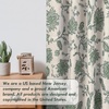 image:imageDriftAway Linen Floral Paisley Blackout Curtains Grommet W52 x L84 RedFredaloden Green